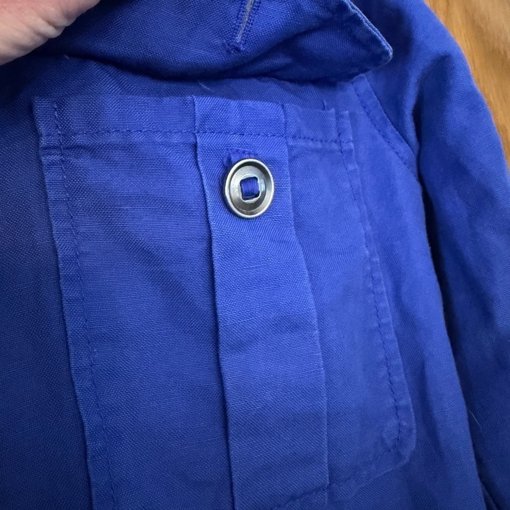 J. Crew Colorblock Anorak Utility Linen/Cotton Cargo Jacket 2014/ XSM - Picture 6 of 13
